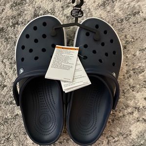 Brand New Navy Crocs